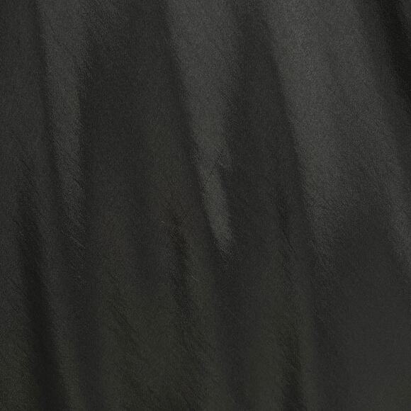 ENZA COSTA Dress Womens Medium 2 Black Satin Bias Slip Maxi Spaghetti Strap NEW - Picture 14 of 16